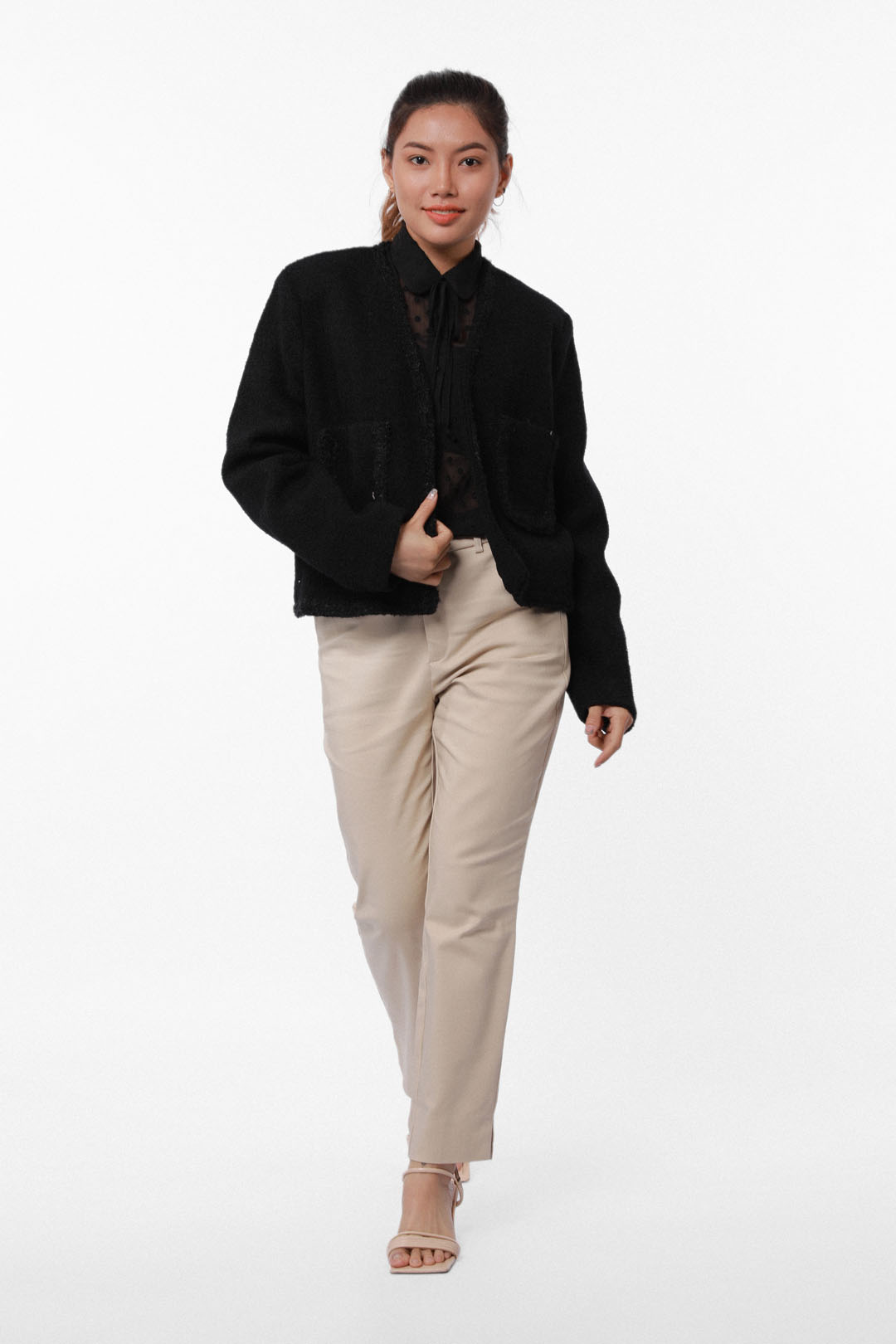Ruffled Felt Jackets | ZANDO